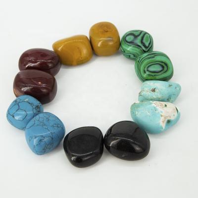 China China Quality Wholesale Colored Crystal Therapy Stone Tumbling Crystal Colored Gemstone for sale