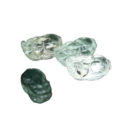 China Wholesale Natural Green Ghost China Hand Crystal Pixiu Carvings For Fengshui And Decoration for sale