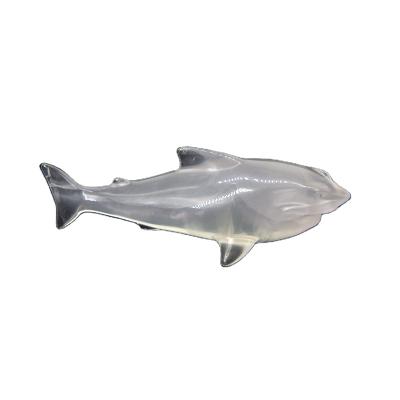 China China Wholesale Natural Fluorite Crystal Transparent Shark Carving Crystal Animal Ornaments For Gifts for sale