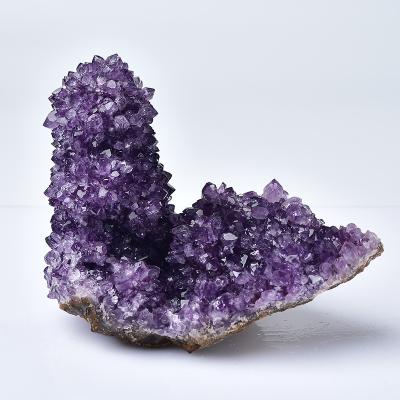 China Wholesale Natural Crystal Healing Group China Amethyst Stones Amethyst Crystal Geode for sale