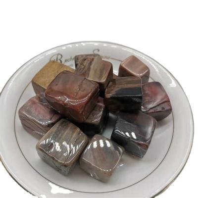 China China wholesale natural wood jade crystal cube turn shui stone treatment feng decorative stone for sale