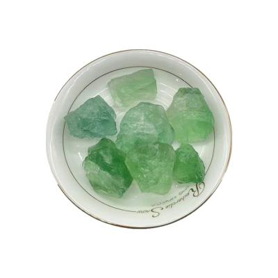 China China Wholesale Price Natural High Quality Green Fluorite Stone Rough Fluorite Stone For Gift for sale