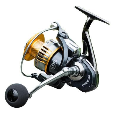 China 2020 New 5.0:1/4.7:1 Carp Fishing Spinning Reel Aluminum Alloy+Metal Super Strong Driver Fishing Spinning Wheeled Fishing Wheel OBE for sale