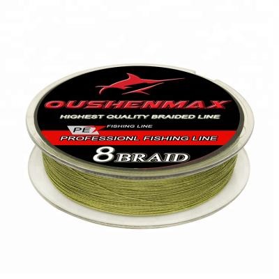 China Sink line 100m 8 braided fishing line wholesale high quality for carp pe super strong fishing line for sale