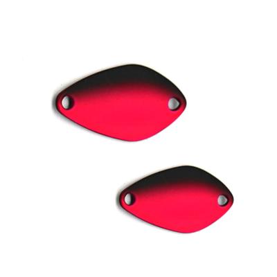 China Fishing Tackle Groundbait Fishing Metal Spoon Zinc Alloy Groundbait For Trout Bass Spoons, Small Hard Sequin Spinner Spoon for sale