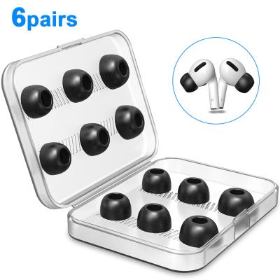 China Super Durable Comfort Memory Foam Earphone Tip Earphone Replacement Earpads Sponge Cover Tips For AirPods pro for sale