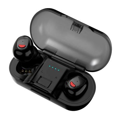 China Two sides can use separately China wholesale super bass glowing BT smart wireless earphones mini wireless in ear headphones low price for sale