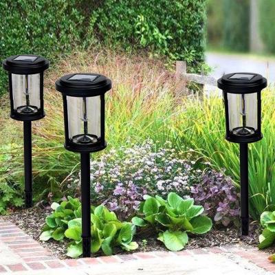 China Garden Solar Power Pin Light Shade LED Sensor Lamp Atmosphere Lawn Light Waterproof Self-induction For Yard FCC Certification for sale