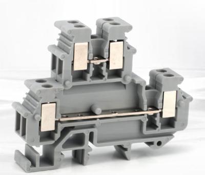 China Din Rail Universal Copper Terminal Block MBKKB UK Series Terminal Block Terminal Block Connector for sale