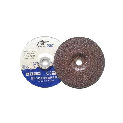 China Mingsha Aluminum Abrasive Tools 7 Inch Grinding Wheel 180x6x22cm Metal Tools INOX Polishing Wheel for sale