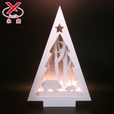 China Christmas Decoration Supplies Christmas Home Decor LED Blown Glass Ornaments for sale