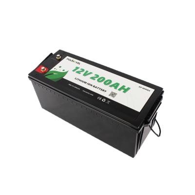 China BOATS Polinovel dod Li-ion 12v lifepo4 200ah 100% rechargeable lithium ion battery for solar marine RV boat for sale