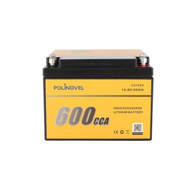 China BOATS Polinovel 600CCA Lifepo4 12 Volt Car Audio Lithium Ion Battery for sale