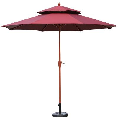 China Durable Outdoor Parasol Table Yard Umbrella And Chair Umbrella Outdoor Recreation Advertising Column Folding Umbrella for sale