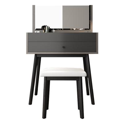 China Adjustable Modern Minimalist Bedroom Dressing Table Modern Minimalist Bedroom Flip 0.6m (The Other) Dressing Table for sale