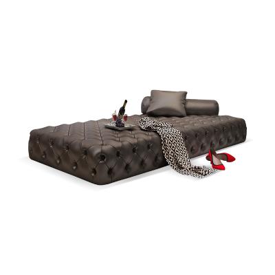 China (Other)Adjustable casual sofa all break leather sofa midday tatami changing room creative lazy sofa for sale