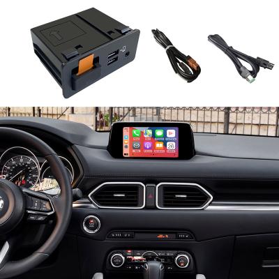 China Dual USB Road Interface Module Compatible Top USB Portable Mazda Connect CarPlay Android System Automobile For Mazda CX-5/CX5 2017-2020 for sale