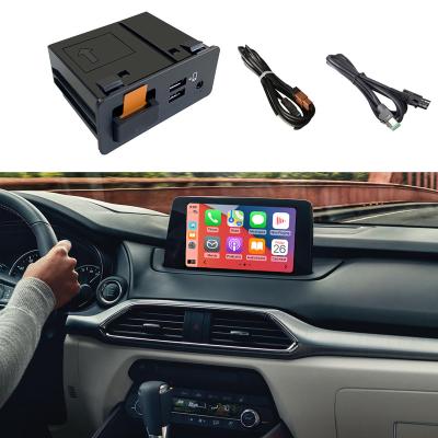 China Auto Module Road Dual USB Interface CarPlay Android Retrofit Kit Fits Car Smart AI Top Cable Box For Mazda Mazda CX-9/CX9 Apple 2016-2020 CarPlay for sale