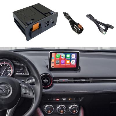 China Apple CarPlay Apple CarPlay Top Smart Set Top Box Media Road Module Double USB Interface Android USB Auto Adapter Hub OEM For Mazda CX-3/CX3 2016-2020 for sale