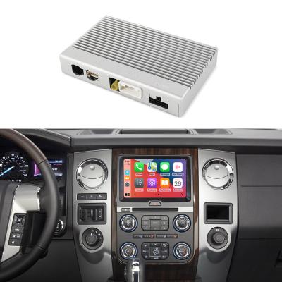 China AirPlay & Mirror Road Apple CarPlay Top Wireless Carplay Interface With Auto OEM Speaker Sound Android Modification Kit Box For Ford Expedition for sale