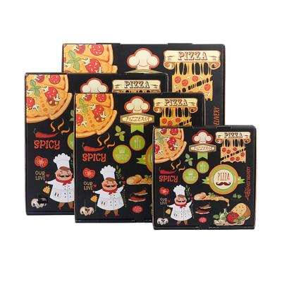 China Recycled Materials Logo Printing Custom Gift Packaging Kraft Paper Cardboard Kraft Paper Boxes Pizza Boxes for sale