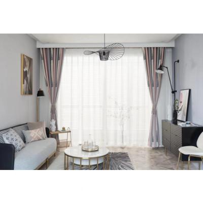 China KEERJIA Style Luxury Curtains 100% Polyester European Luxury Decorative Tassel Curtain For Living Room Embroidery Curtain for sale