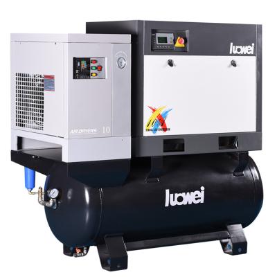 China New Lubricated Scroll Air Compressor With Tank And Air Dryer Makers for sale