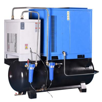 China Electric air compressor lubricated 22 kilowatt screw machine for sale