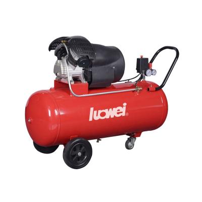 China Professional Lubricated Direct Driven Twin Cylinder 3hp / 2.2kw Piston Air Compressor for sale