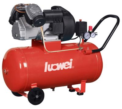 China 3007N 50L 100L Lubricated Direct Driven Twin Cylinder 3HP 2.2KW Compressor for sale