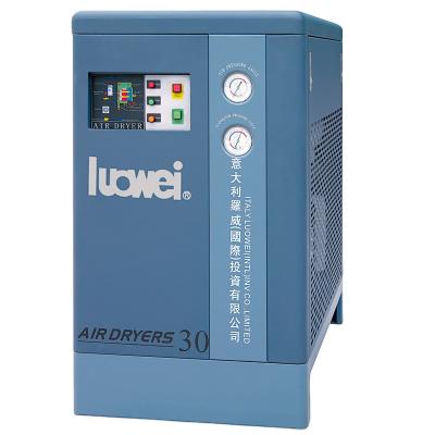 China Medicine Curing Refrigerated Air Dryer For Compressed Air With R134 220v 30AC for sale