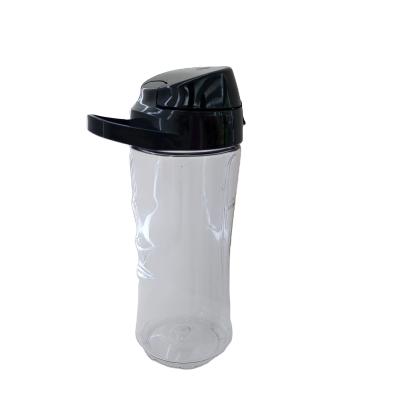 China Custom Sustainable Personalized White Travel Clear Clear Drinking Plastic Water Bottle for sale