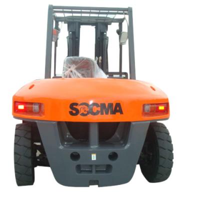 China SOCMA machinery repair shops 8 tons 8T electric forklift Li-ion lithium battery for sale