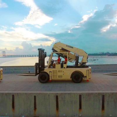 China Port 20 Ton Forklift Crane Option LGP LNG Electric Stack CE For Sale Rental DEPOT WAREHOUSE PORT PLANT LOGGING for sale