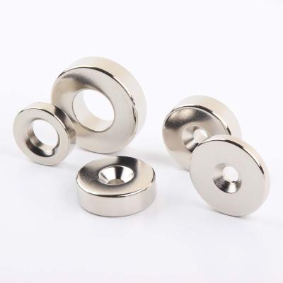 China Industrial Magnet 1/2 x 1/8 x 1/8 Inch Rare Earth Neodymium Magnet Strong Permanent Ring NdFeB Donut Magnet for sale