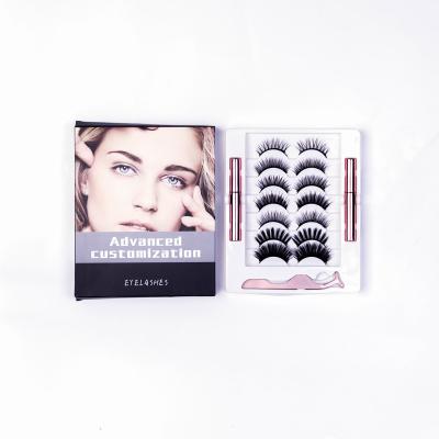 China Wholesale Waterproof 7 Pairs Custom Packing 3D Magnetic Private Label 25MM Mink Eyelash Eyelash Vendor for sale