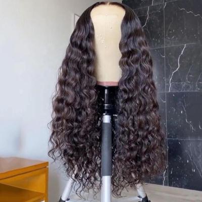 China Super Wave Unprocessed Kinky Curly Cuticle Aligned Knots Swiss Lace Front Hair Wigs Bleached Hair for sale