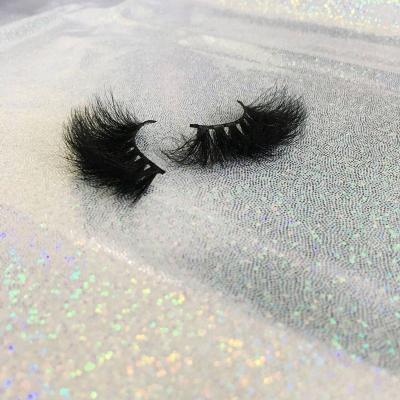 China High Quality 100% Hand Made Natural Soft 5D Mink Eyelashes Strip Makeup Material Lashes Extension Cruelty Free for sale