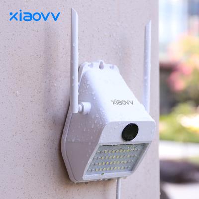 China NIGHT VISION Xiaovv 0.01 Lux H.265 CMOS Home Security CCTV Camera Wall Light Mount Camera Outdoor Security Alarm Box Camera for sale