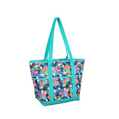 China Waterproof Beach and Picnic Insulated Tote Bag Beach Cooler Bag for sale