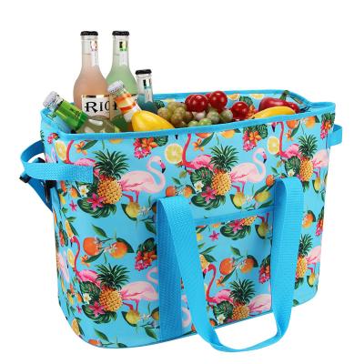 China 2022 Waterproof Customized Outdoor Use Cooler Beach Bag Picnic Travel Cooler Bag for sale