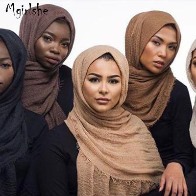 China Daily Life Mgirlshe Amazon Success Colors Muslim Scarves Wrap Shawl Scarf Women Head Hijab for sale