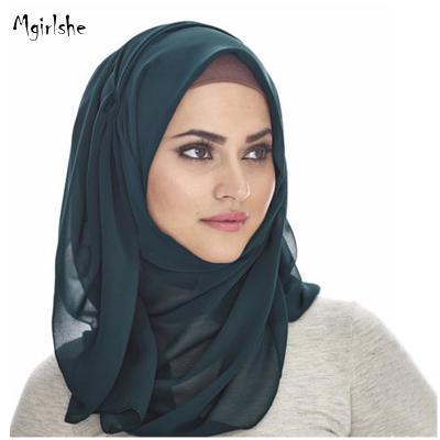 China Mgirlshe Amazone Long Chiffon Chiffon Muslims Daily Life Cheap Wholesale Cheap Head Scarf Success For Women Hijab Scarf for sale