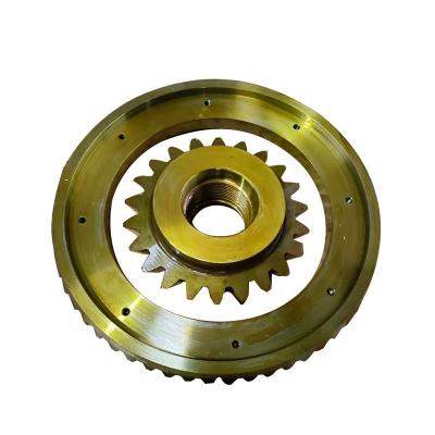 China Hp cone crusher HT-1062440045 drive gear apply to hp300 hp500 cone crusher spare parts link for sale