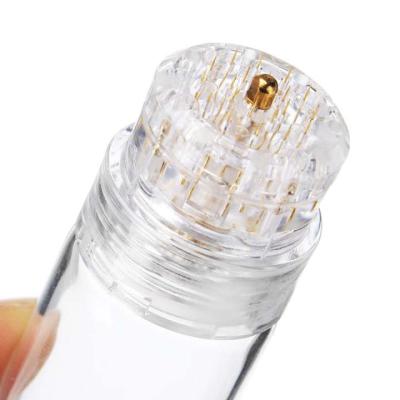 China Anti-Puffiness Micro Hydra Needle HN20 Needle Skin Care Therapy Hydra Stamp With 20 Gold Titanium Pins for sale