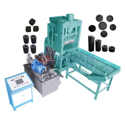 China Factory Punch Press Widely Use Barbecue Sawdust Briquette Machine Bamboo Charcoal Briquette Molding Machine for sale