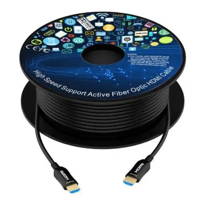 Cina Cavo HDMI ad alta velocità 8k 3D 60HZ AOC Fibra ottica Cavo HDMI 100m Cavi HDMI AOC in vendita