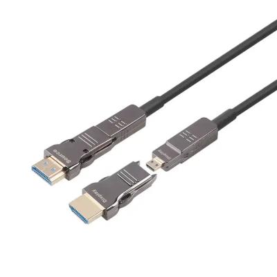 中国 8K高速HDMIケーブル 3DHDMI HDCP 2.2 ARC HDMI A 男性およびマイクロHDMIファイバー 販売のため