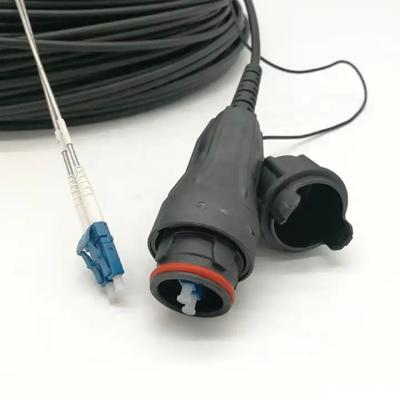 China Außenwasserdichte Doppel-Lc-Anschlüsse Fullaxs Glasfaserkabel Duplex Lc Upc IP68 Panzer Fttax Fullx Außenpatch Co zu verkaufen