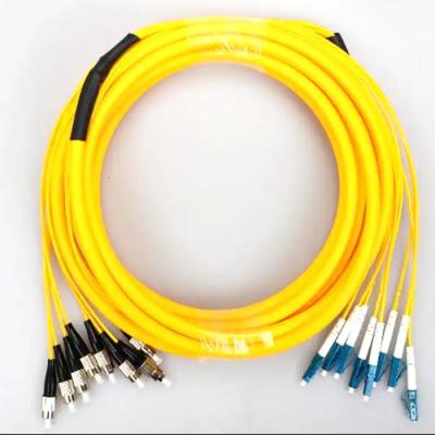 China Indoor Branch Bunch Fiber Optic Jumper 12 Core 24 Core 48 Core met LC FC SC ST connector Te koop